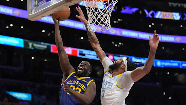 draymond green anthony davis warriors